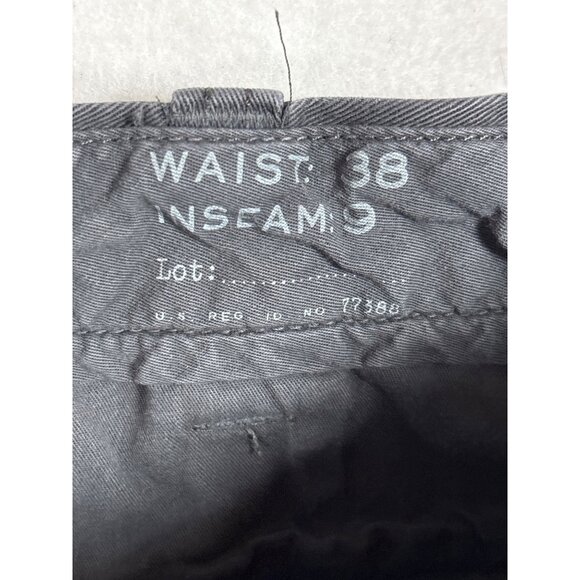 J.crew station Mens Charcoal Gray Casual Shorts With Button Closure 38x9 - Picture 10 of 14